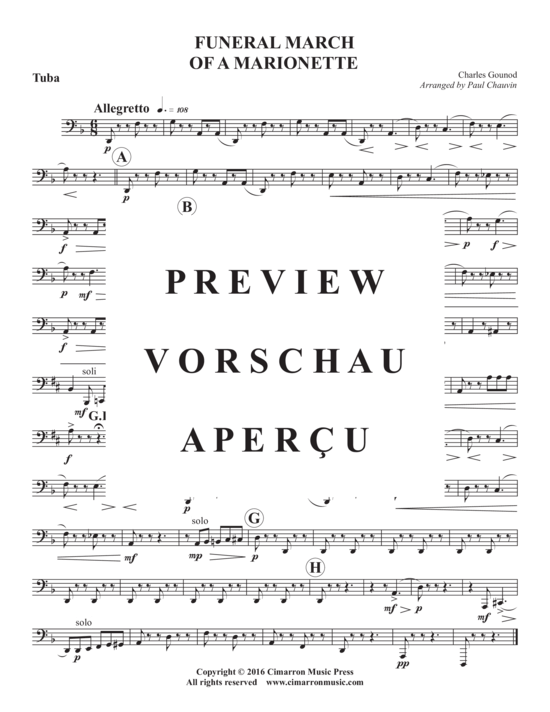 Produktgalerie: Seite 11 von 11 Funeral March of a Mariontte , , (Blechbläserquintett)