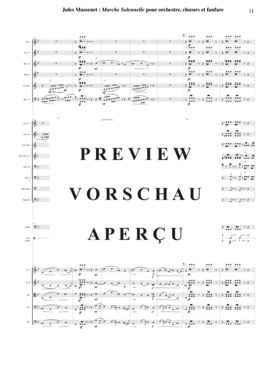 Product gallery: Page 20 of 35 Marche Solennelle for large orchestra, antihonal brass and SATB chorus , , (orchestra)
