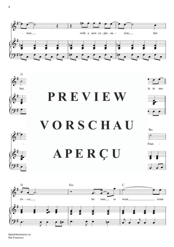 Product gallery: Page 5 of 7 San Francisco , Mckenzie, Scott, Voice with Piano Accompaniment