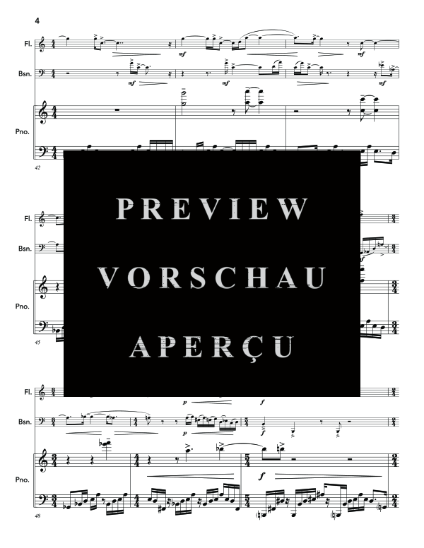 Produktgalerie: Seite 8 von 11 Inflection Points, , (Trio Querflöte, Fagott und Klavier)