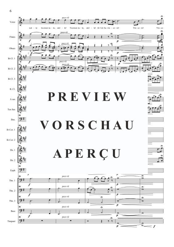 Produktgalerie: Seite 9 von 11 Nessun Dorma (aus Turandot), , Tenor Solo und Concert Band