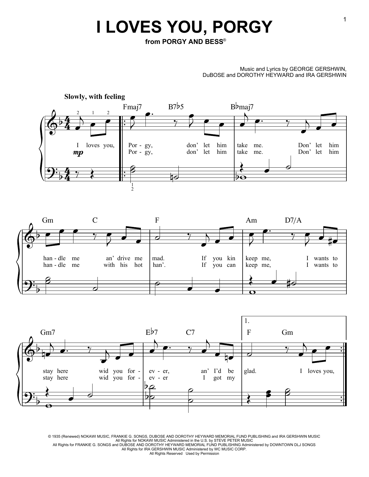 Produktbild zu: I Loves You, Porgy (from Porgy And Bess)