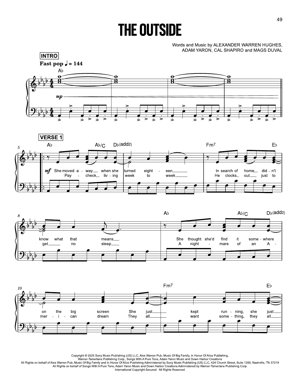 Produktgalerie: Seite 1 von 1 The Outside, Alex Warren