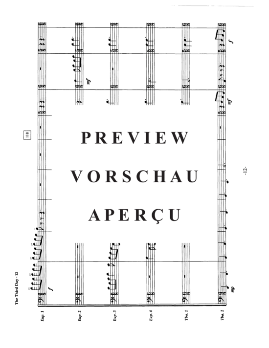 Produktgalerie: Seite 14 von 21 The Third Day , , (Tuba Ensemble EEEETT)