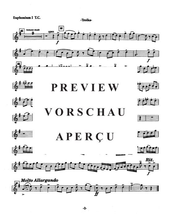 Product gallery: Page 19 of 21 Troika , , (Tuba Quartett EETT + opt. Percussion)