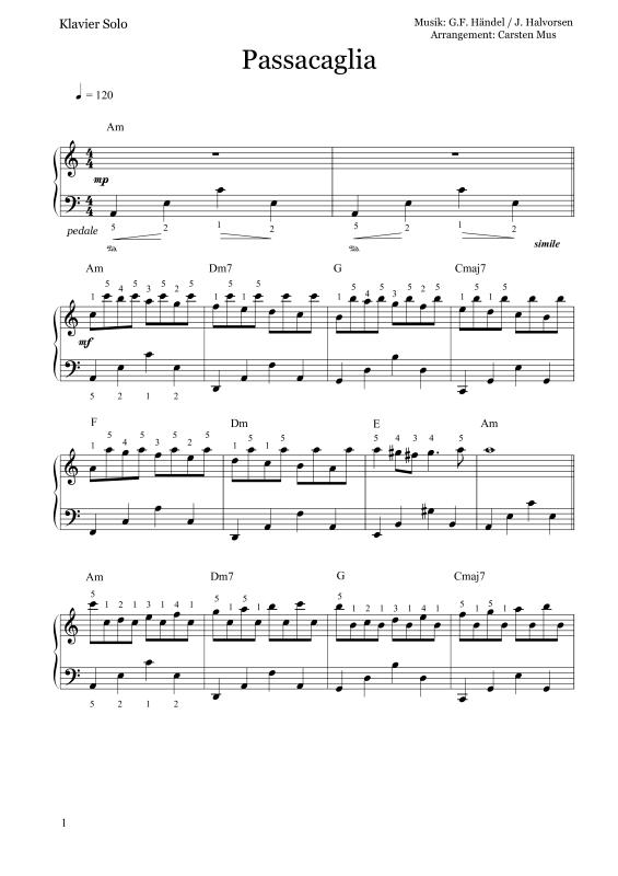 Produktbild zu: PassacagliaGeorg Friedrich Händel