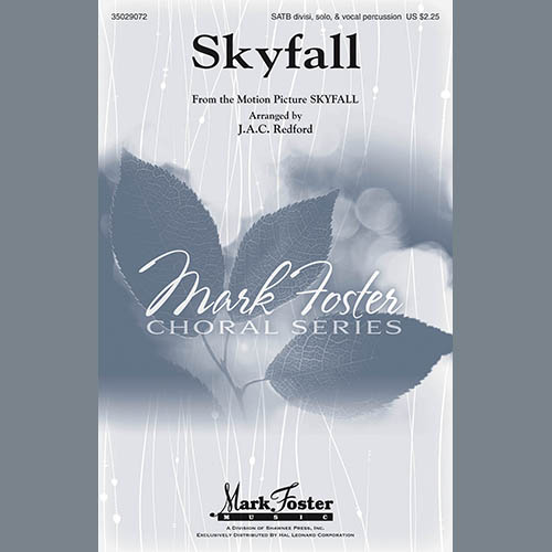 cover: Skyfall (arr. J.A.C. Redford), Adele, Chor