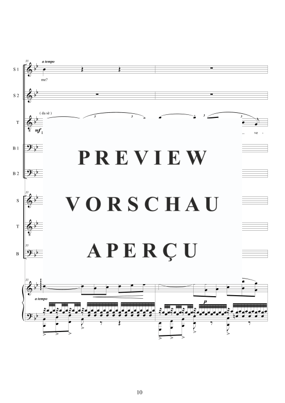 Produktgalerie: Seite 11 von 11 I Lombardi - (Act1-II) Qui nel luogo santo e pio, , Gemischter Chor und Klavier