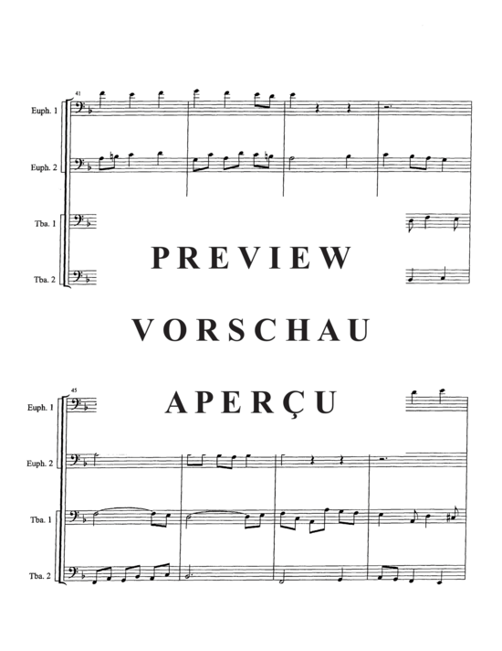 Product gallery: Page 8 of 21 Canzona in d , , (Tuba Quartett EETT)