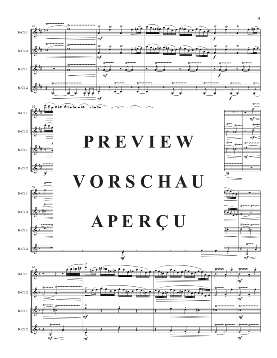 Product gallery: Page 12 of 21 Elements , , (clarinet quartet)