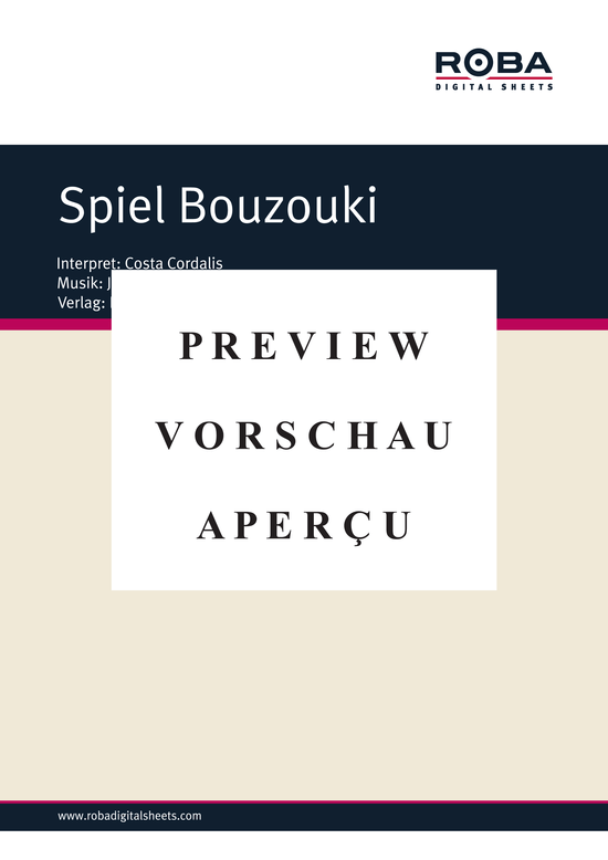 gallery: Spiel Bouzouki , Cordalis, Costa, (Combo)