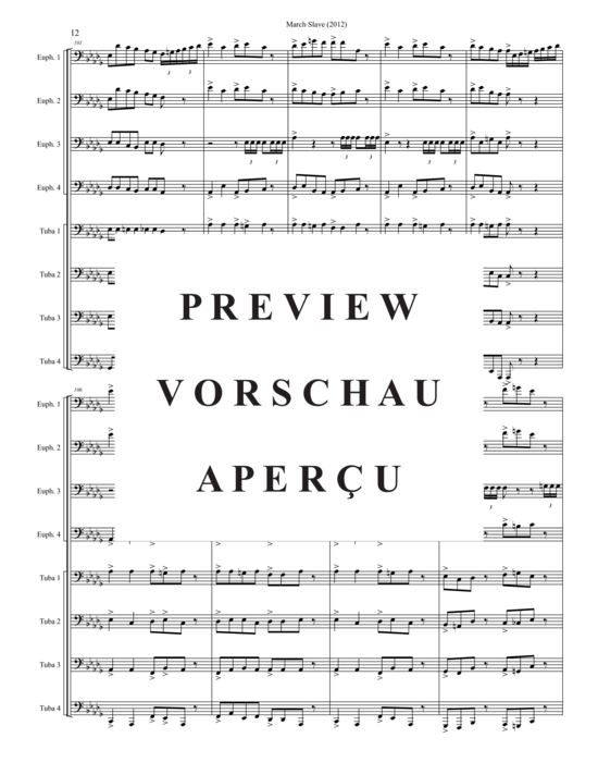Produktgalerie: Seite 14 von 21 March Slave , , (Tuba Ensemble EEEETTTT)