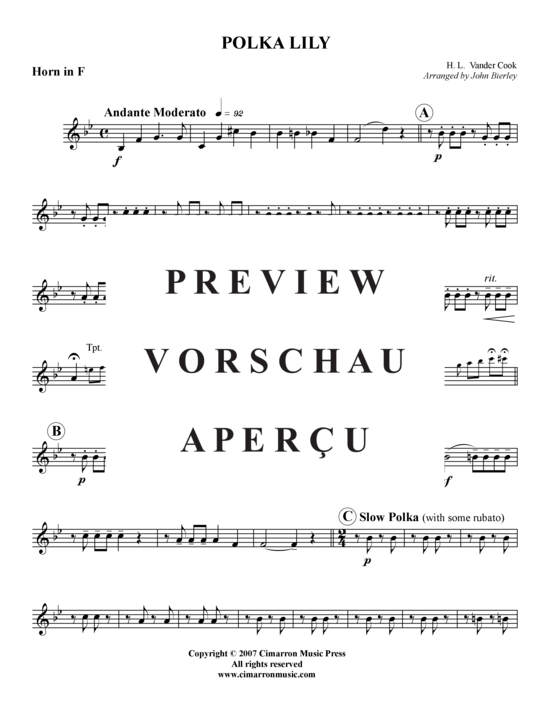 Produktgalerie: Seite 6 von 15 Polka -  Lily , , (Blechbläserquintett)