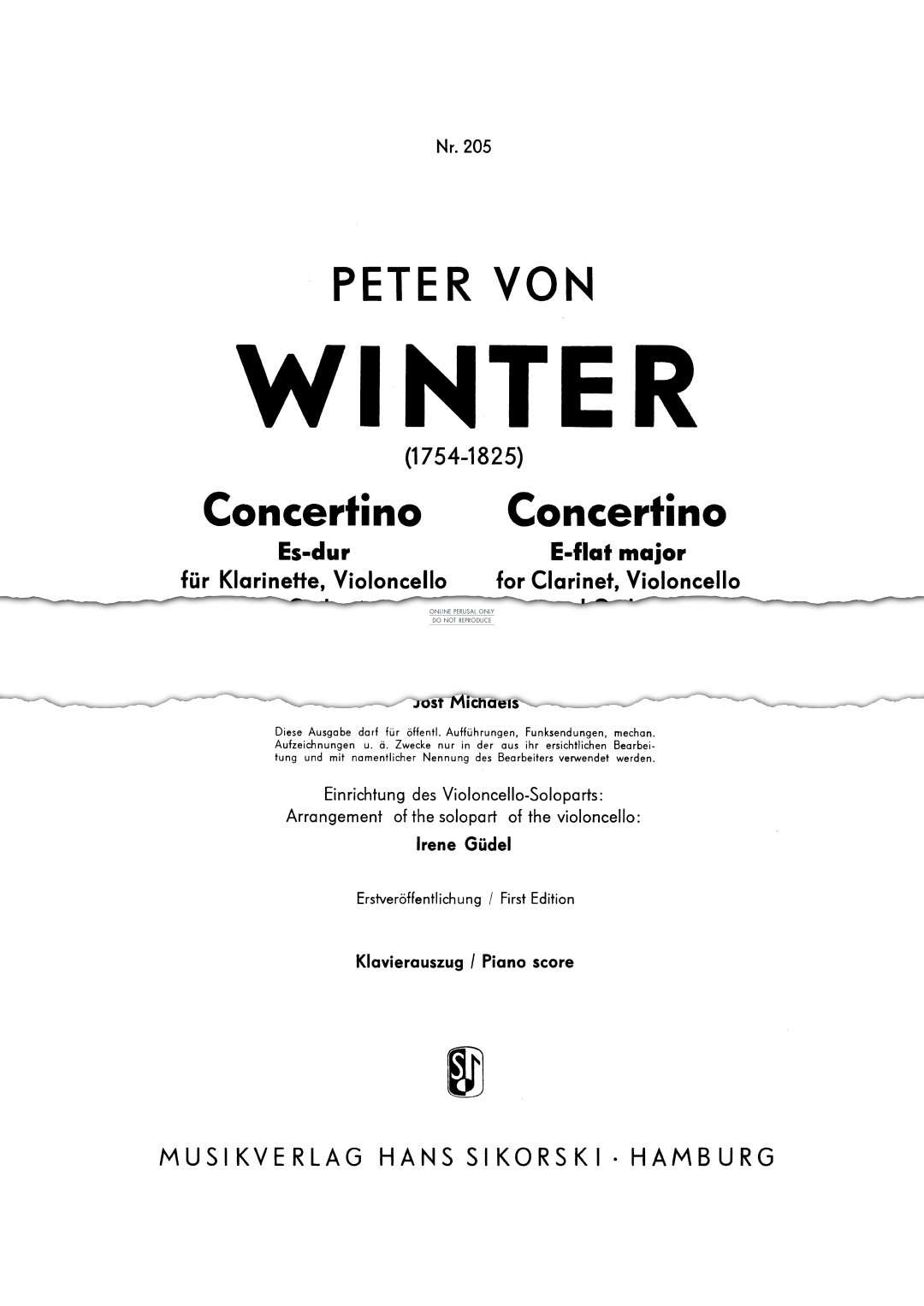 Product picture to: Concertino