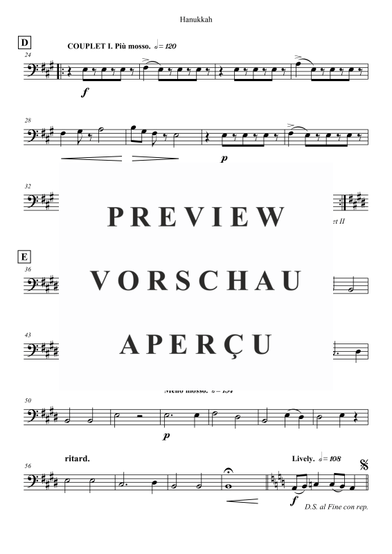 Produktgalerie: Seite 6 von 8 Hanukkah, , Violoncello und Klavier