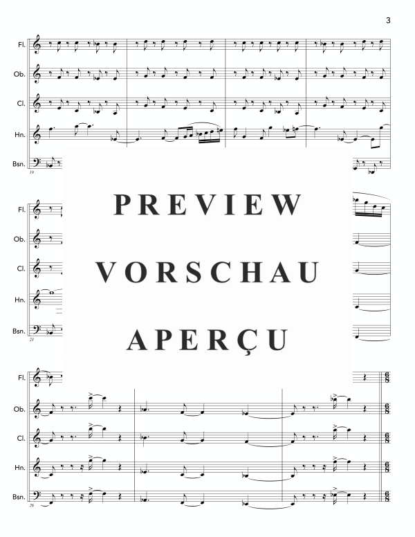 Produktgalerie: Seite 7 von 11 Vignettes, , (Holzbläser Quintett)