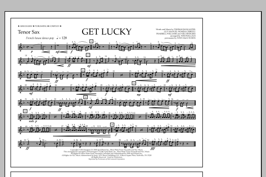 Produktbild zu:  Get Lucky - Tenor Sax - Tom Wallace