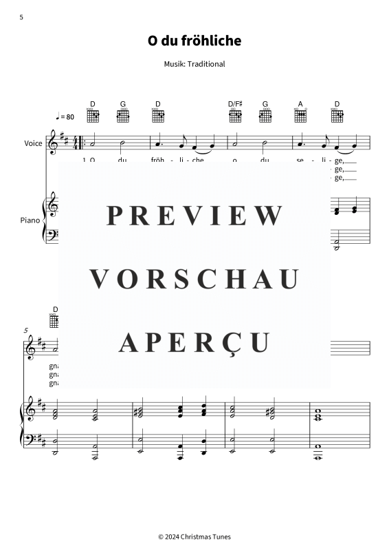 Product gallery: Page 7 of 11 Harmonische Weihnachten mit Gesang und Begleitung, , (vocals and piano, guitar)