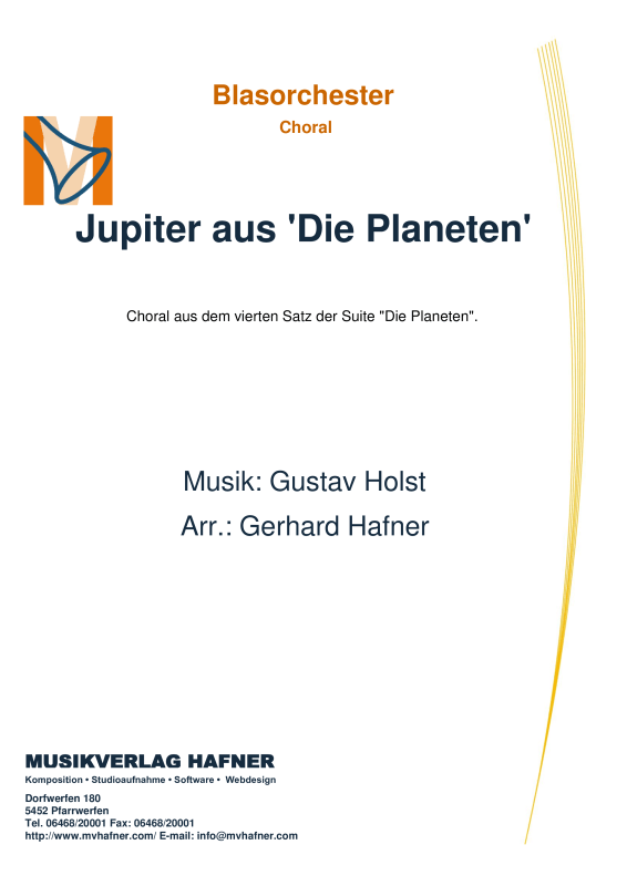 Product picture to: Jupiter aus ´Die Planeten´Gustav Holst