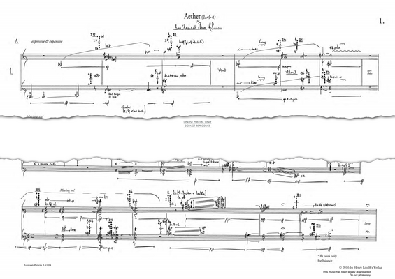 Produktgalerie: Seite 1 von 1 Aether, Rebecca Saunders, Klarinette
