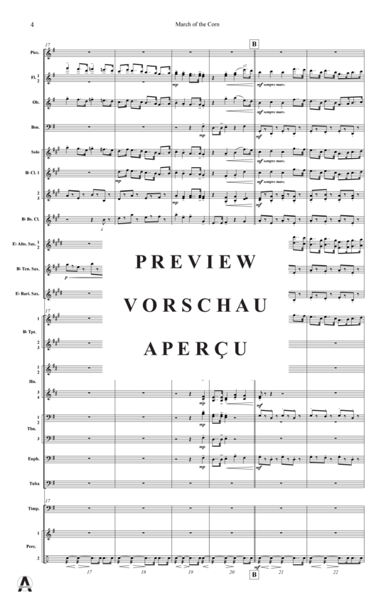 Produktgalerie: Seite 7 von 21 March of the Corn , , (Concert Band)