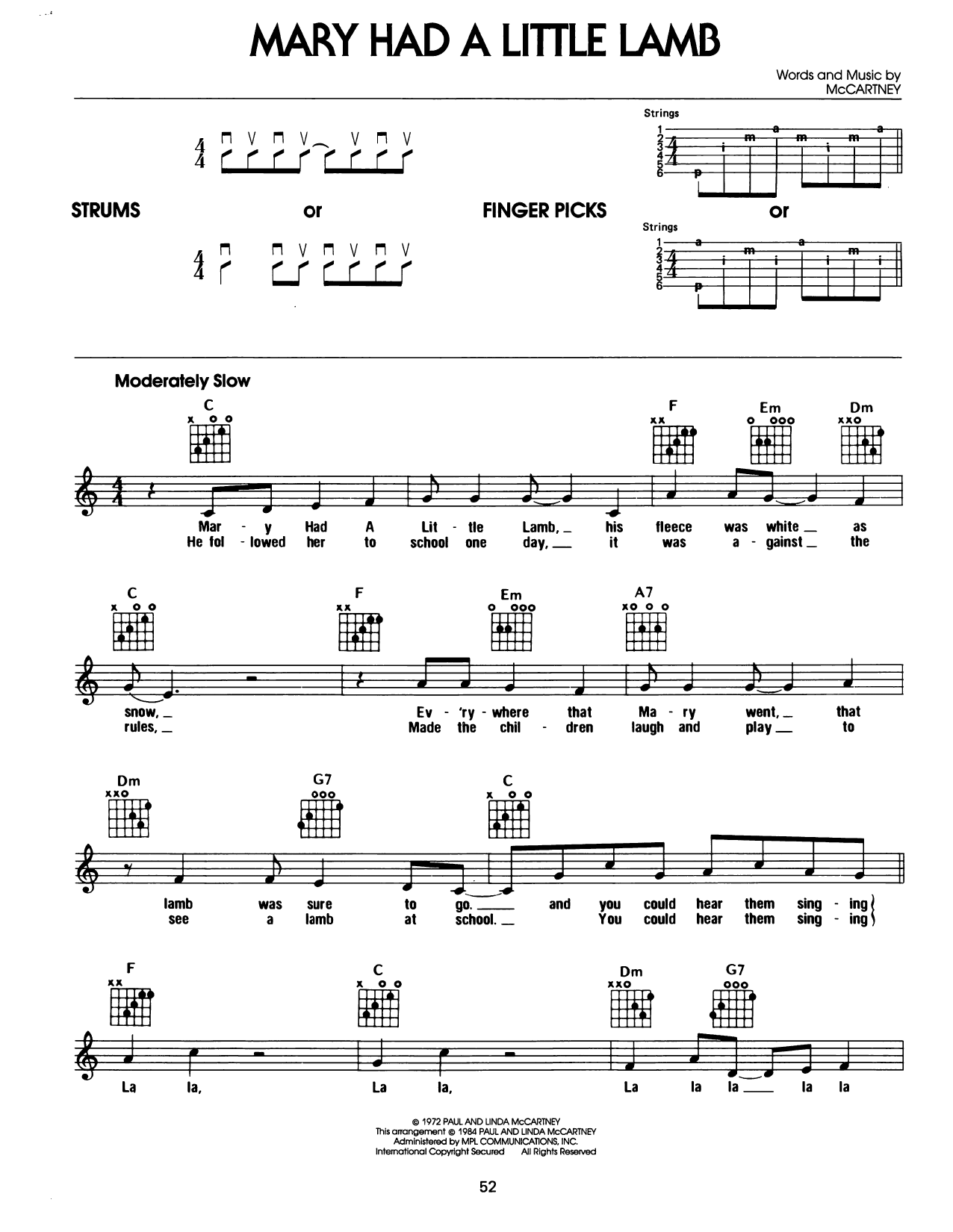 Produktbild zu: Mary Had A Little Lamb