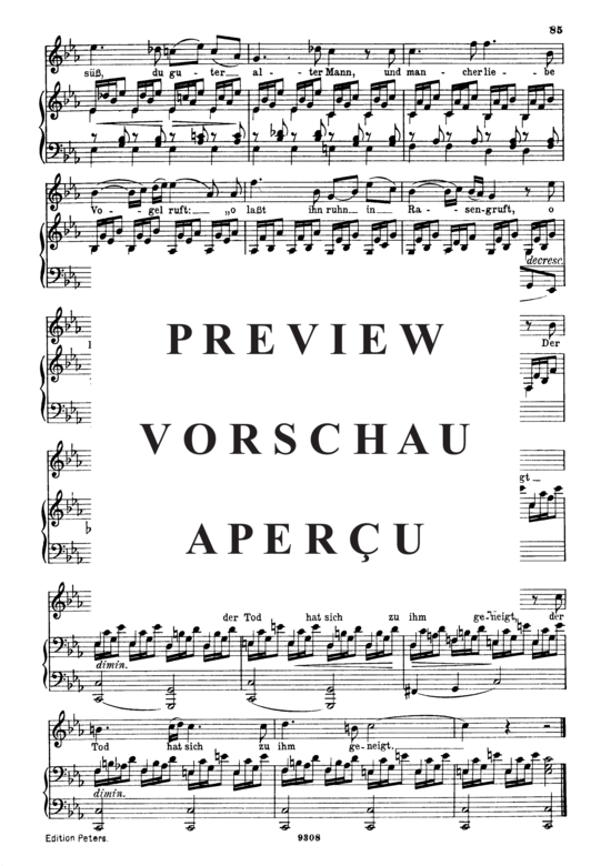 gallery: Nachstück D.672 , , (Gesang hoch + Klavier)
