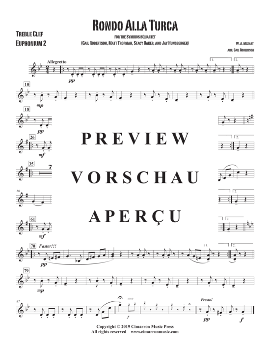 Product gallery: Page 12 of 15 Ronda Alla Turca , , (Tuba Quartett EETT)