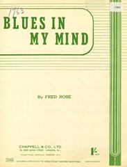 cover: Blues In My Mind, Fred Rose