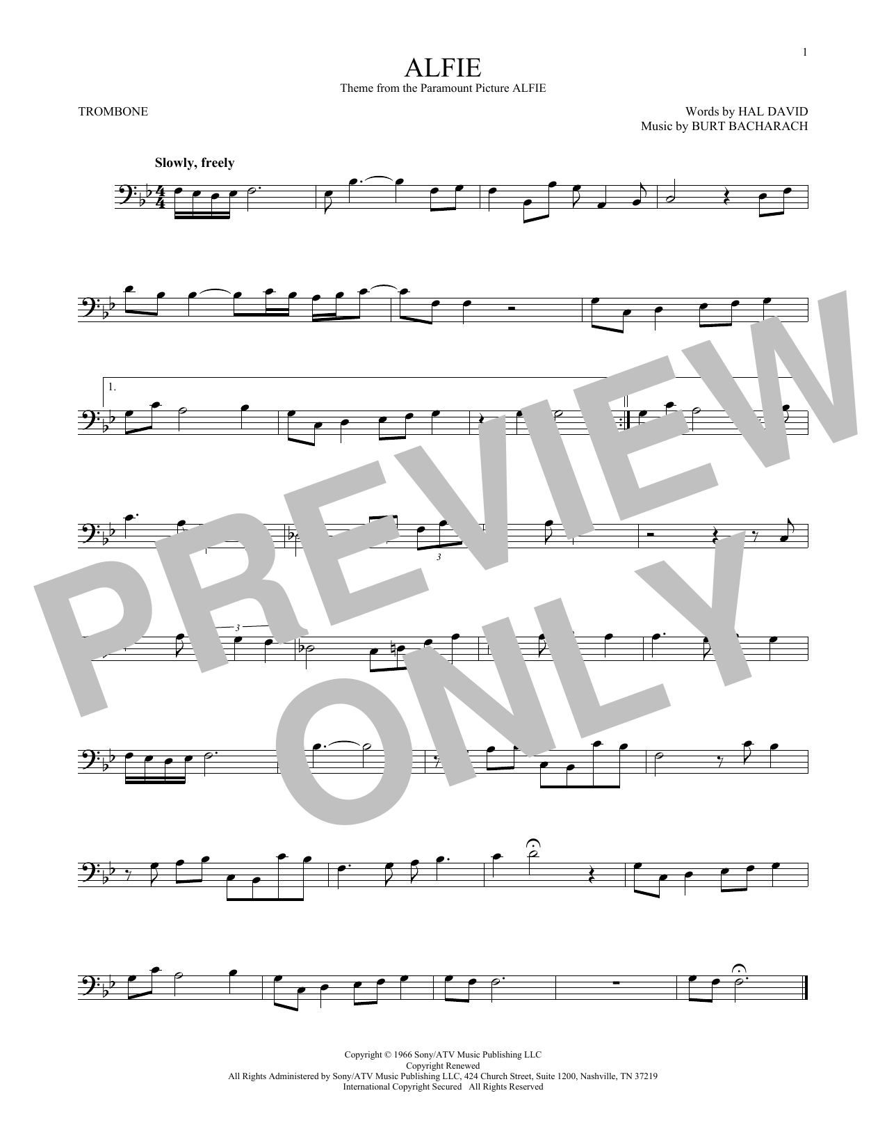 Product gallery: Page 1 of 1 Alfie, Dionne Warwick