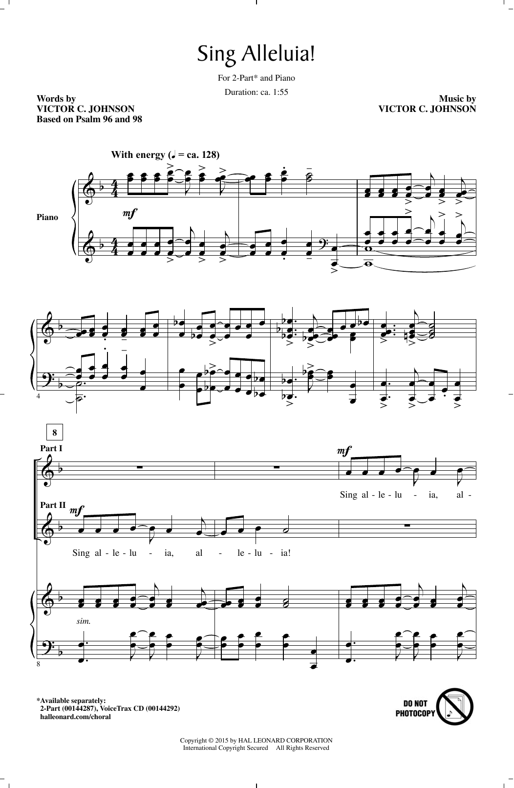 Produktbild zu: Sing Alleluia!