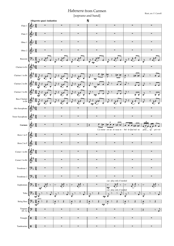 Produktbild zu: Habanera aus CarmenGeorges Bizet