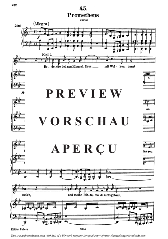 gallery: Prometheus D.674 , , (Gesang hoch + Klavier)