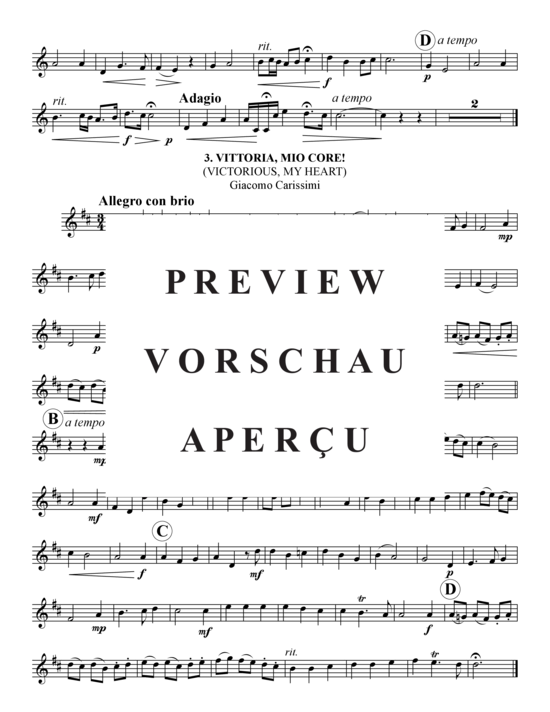 gallery: Drei italienische Lieder , , (Trompete in B + Klavier)