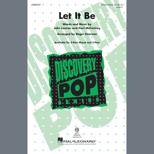 cover: Let It Be (arr. Roger Emerson), The Beatles