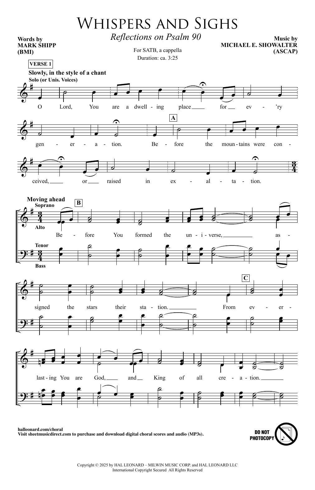 Produktgalerie: Seite 1 von 1 Whispers And Sighs, Michael E. Showalter, Chor