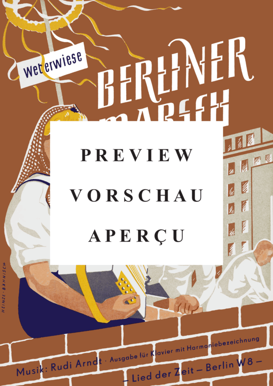 Product gallery: Page 2 of 5 Berliner Marsch , , Piano and Voice