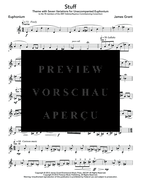 gallery: Stuff, , (Euphonium Solo)