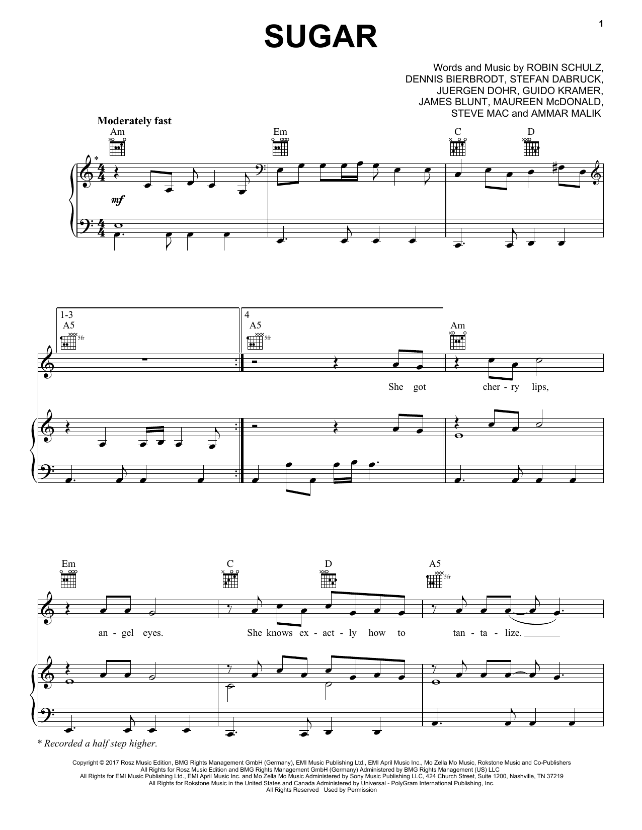 Produktbild zu: Sugar (feat. Francesco Yates)