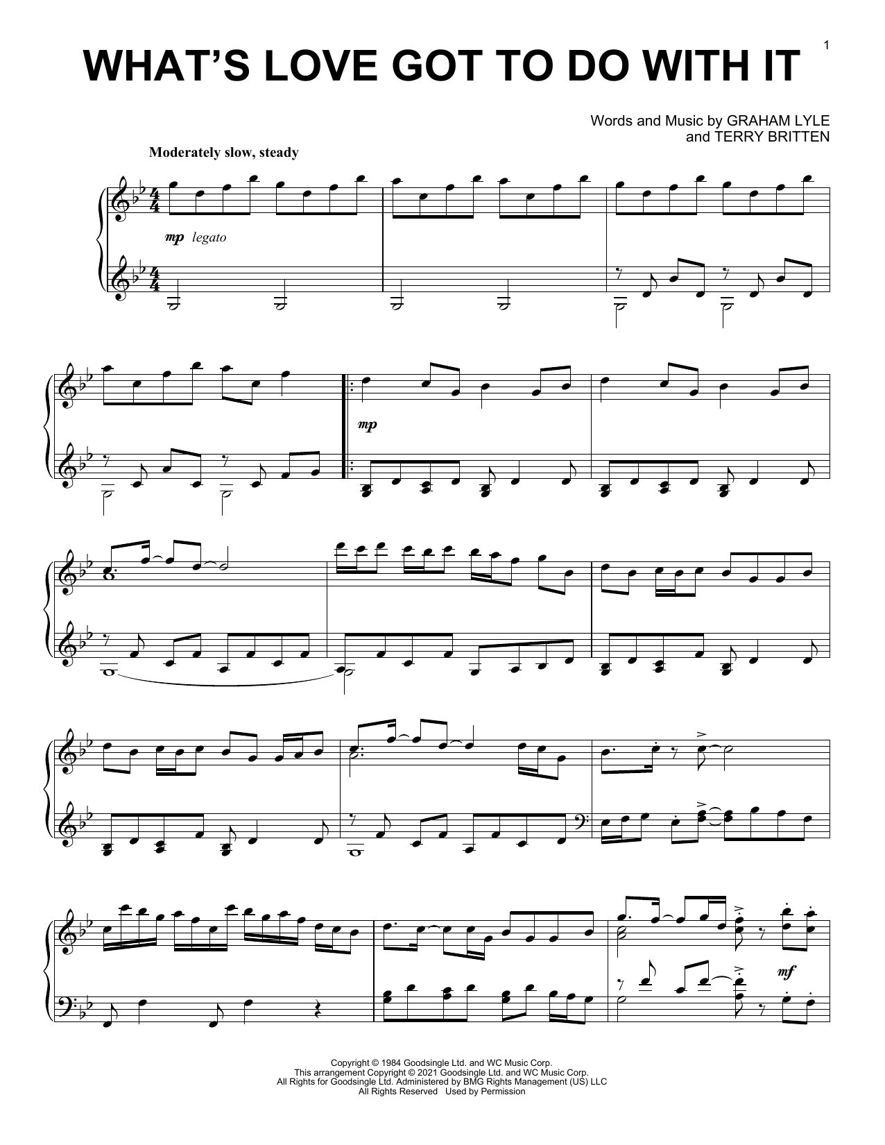 Product picture to: What's Love Got To Do With It [Classical version]