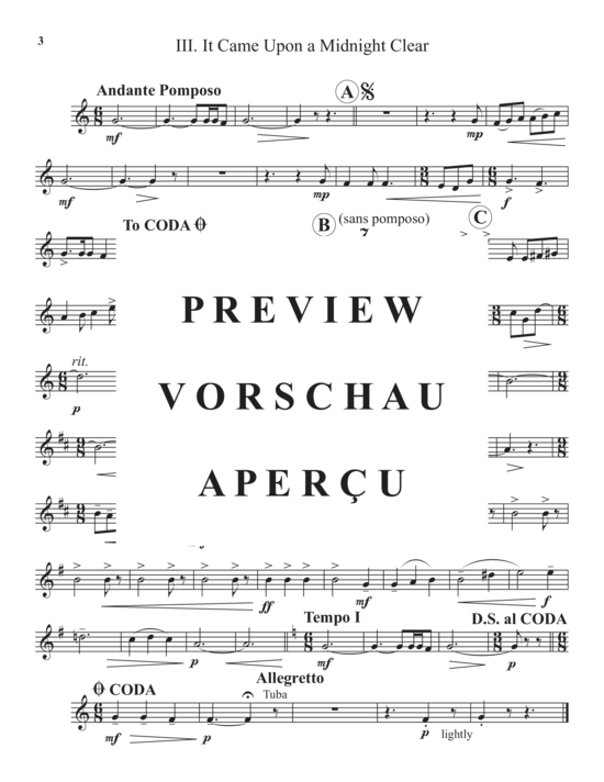 Produktgalerie: Seite 20 von 21 Four Christmas Carols , , (Blechbläserquintett)