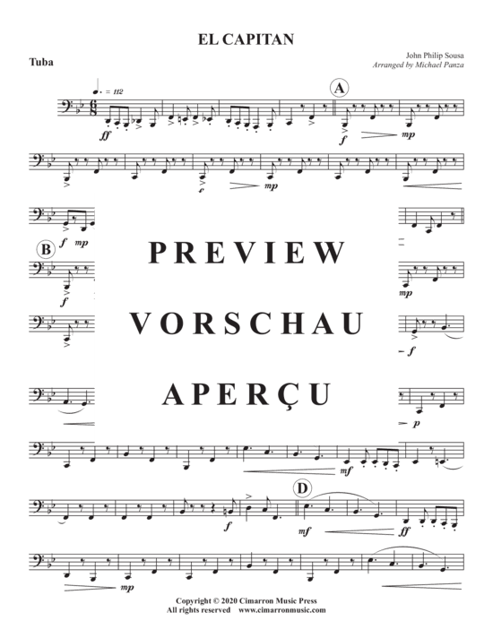Produktgalerie: Seite 17 von 18 El Capitan , , (Blechbläser Quintett)