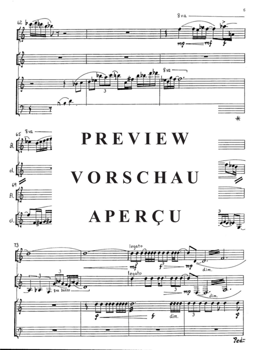 Product gallery: Page 10 of 21 Fantasia , , (flute, clarinet and piano)