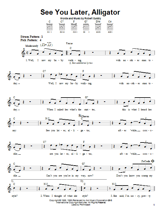 Product gallery: Page 1 of 1 See You Later, Alligator, Bill Haley & His Comets