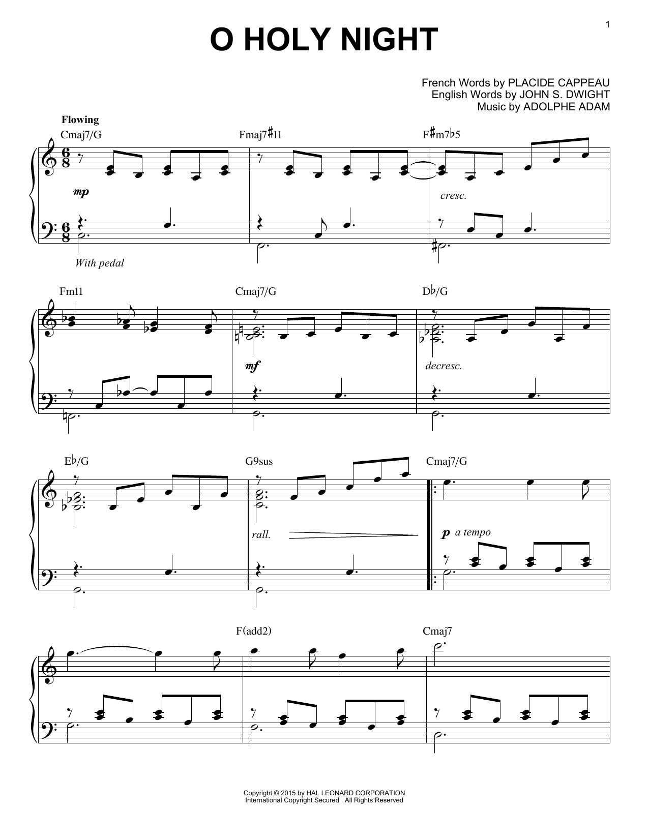 Produktbild zu: O Holy Night [Jazz version] (arr. Brent Edstrom)