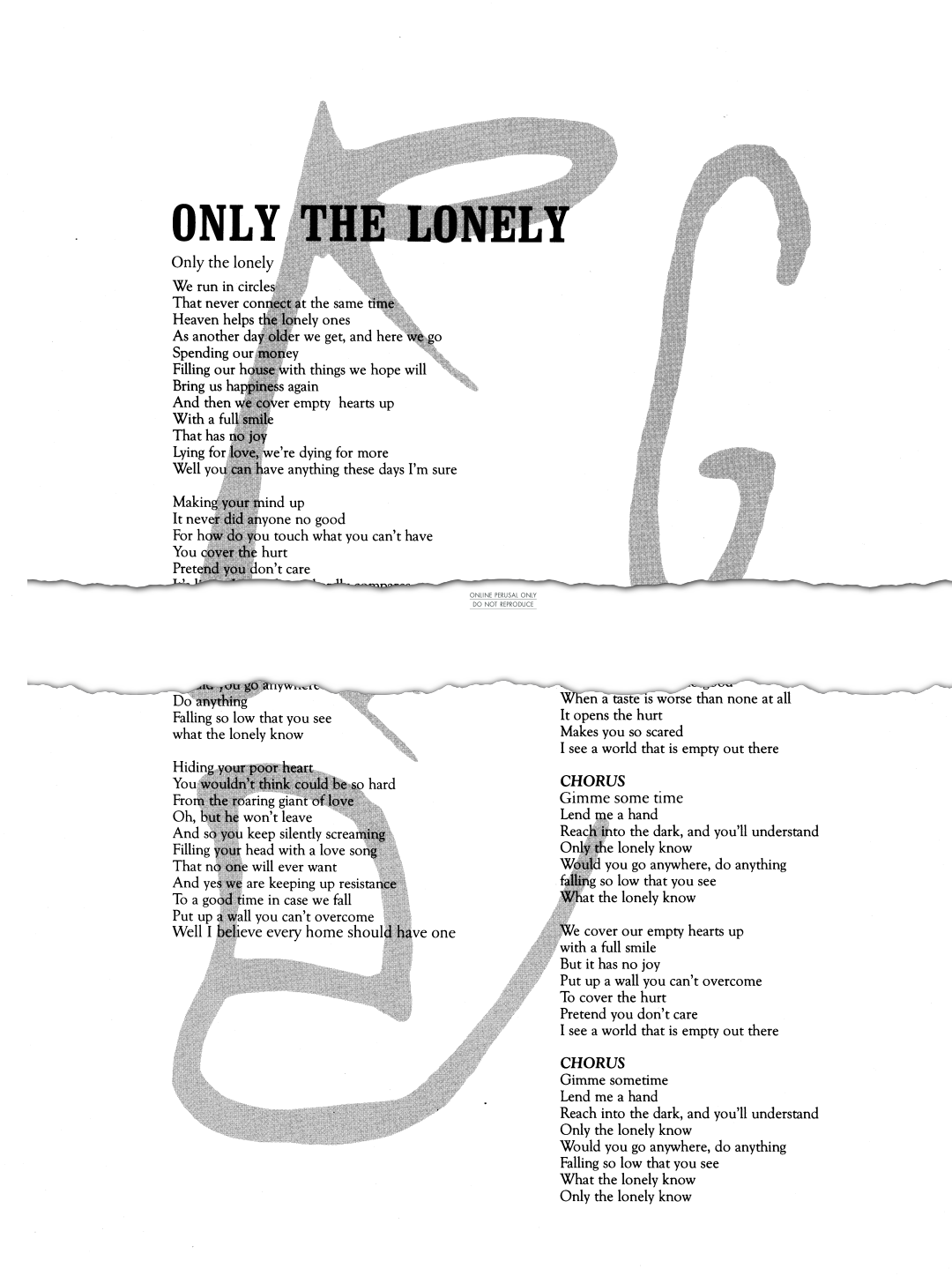 Produktbild zu: Only The Lonely
