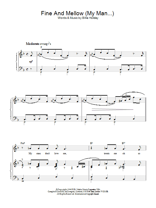 Produktbild zu: Fine And Mellow (My Man...)