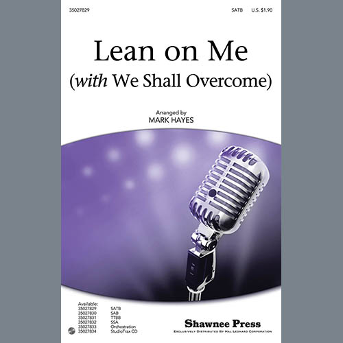 cover: Lean On Me (with We Shall Overcome), Mark Hayes