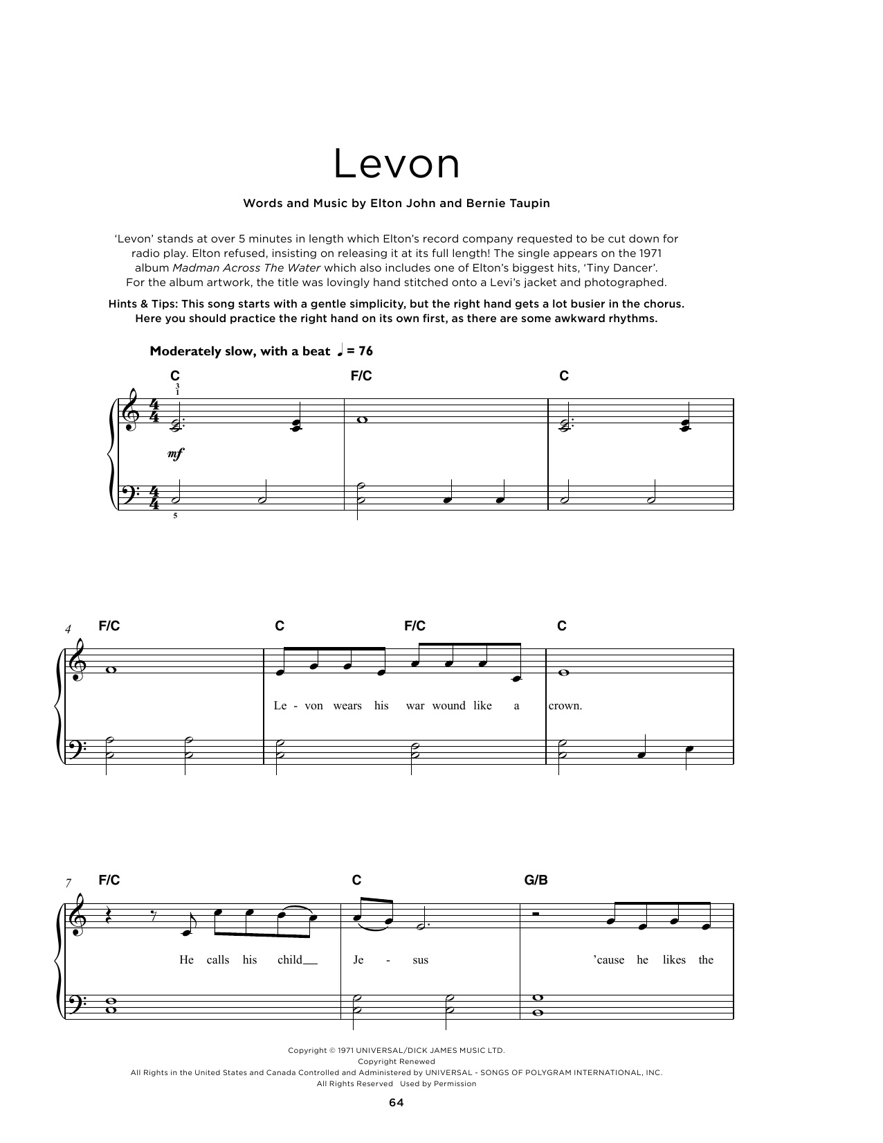 Produktbild zu: Levon