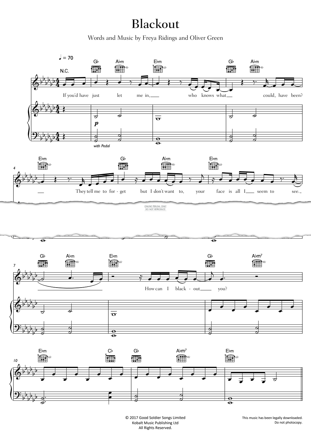 gallery: Blackout, Freya Ridings